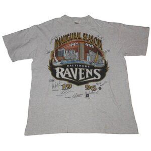 Vintage 1996 Baltimore Ravens Inaugural Season Shirt Xplosion T-Shirt XL USA